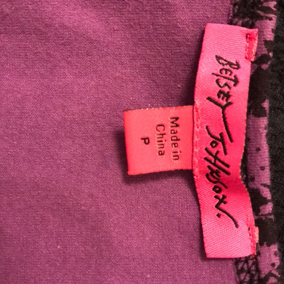 Betsey Johnson Peplum Top XS - Picture 3 of 3